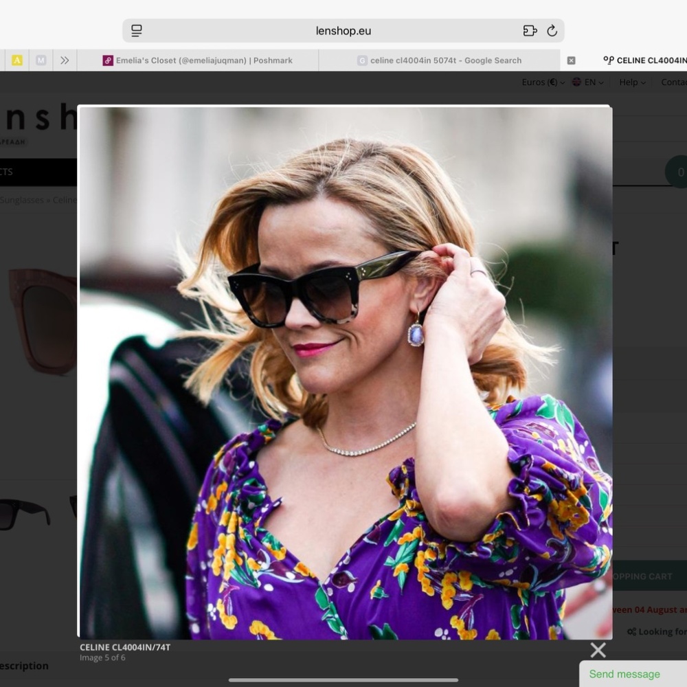 Celine square eyewear - Picture 8 of 10